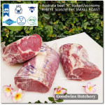 Beef Ribeye Scotch-Fillet Cube-Roll BUDGET frozen Australia AMG steak cuts thickness: 2.5 & 1cm (price/kg)